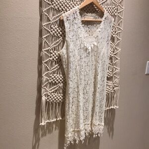 Margot Too Vintage sheer lace mini dress sz M